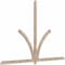 Ekena Millwork Redmond Smooth Timber Gable Bracket, Douglas Fir, 108"W x 72"H x 1 1/2"D x 3 1/2"F, 16/12 Pitch GBW108X72X0204RED00SDF - alternate 5